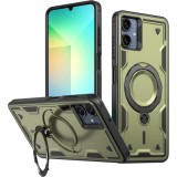 Husa military armour cu inel metalic, ALC MOBILE, compatibila cu Samsung Galaxy A07, Verde