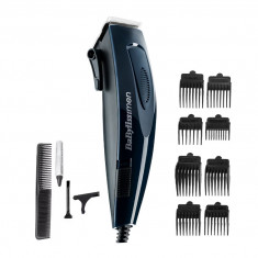 Aparat de tuns BaByliss E695E, 3-25 mm, 5 Trepte, 8 Accesorii, Albastru Negru - RESIGILAT