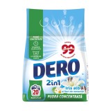 Detergent de rufe, automat, Dero 2 in 1, iris alb + romanita, 1.5 kg, 20 de spalari