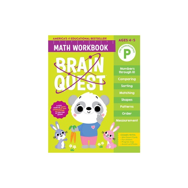 Brain Quest Math Workbook: Pre-Kindergarten