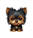 Cumpara ieftin Sticker decorativ Yorkshire Terrier , Maro, 63 cm, 5599ST, Oem