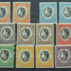 AFRICA DE SUD VEST SERIE GEORGE VI MH