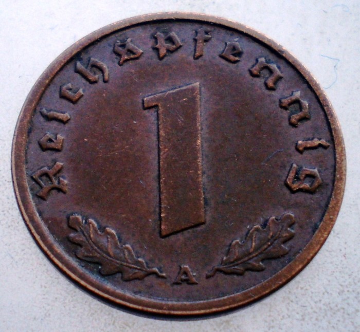 2.741 GERMANIA 1 REICHSPFENNIG 1938 A