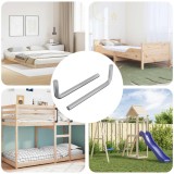 vidaXL Cheie Hexagonală 2 pcs Argintiu 32 x 86 mm Oțel 864865