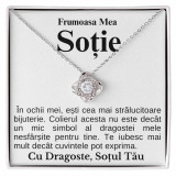 Cadou pentru sotie, Colier Argint, Mesaj de dragoste