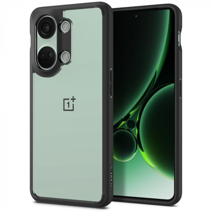 Husa pentru OnePlus Nord 3, Spigen Ultra Hybrid, Matte Black