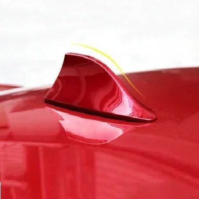 Antena auto activa AM &amp;ndash; FM tip &amp;bdquo;SHARK TAIL&amp;rdquo; culoare ROSU foto