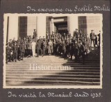 HST P2/522 Poză 1935 Școlile Militare &icirc;n vizită la Muzeul Arad