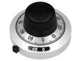 Buton de Precizie Cromat cu Disc Selector &Oslash;46mm