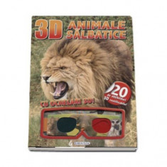 Carte 3D cu Abtibilduri Animale Salbatice foto