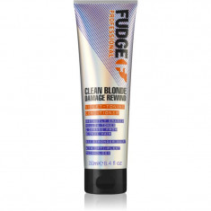 Fudge Clean Blonde Damage Rewind balsam nuanțator pentru par blond 250 ml