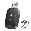 Adaptor wireless CarPlay &amp; Android Auto 2-in-1 ZYTEQ&reg;️ 4101S, iOS 10+ si Android 11+, WiFi 5GHz, Plug-and-Play, control vocal, Bluetooth, negru, Universal