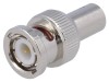 Conector BNC Terminator Drept 50 Ohm Amphenol, Material Izolant POM, Frecventa Maxima 1GHz