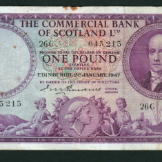 Scotia 1 Pound The Commercial Bank of Scotland s645215 1947