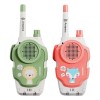 Set 2 stații Walkie Talkie pentru Copii cu Design Animaluțe &ndash; Set 2 Radiouri Portabile cu Antenă și Sunet Clar