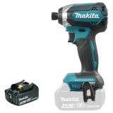 Makita DTD153Z + BL1830B - Masina de insurubat cu impact 170 Nm M5-M16 motor fara perii + Acumulator Li-Ion 18 V 3 Ah