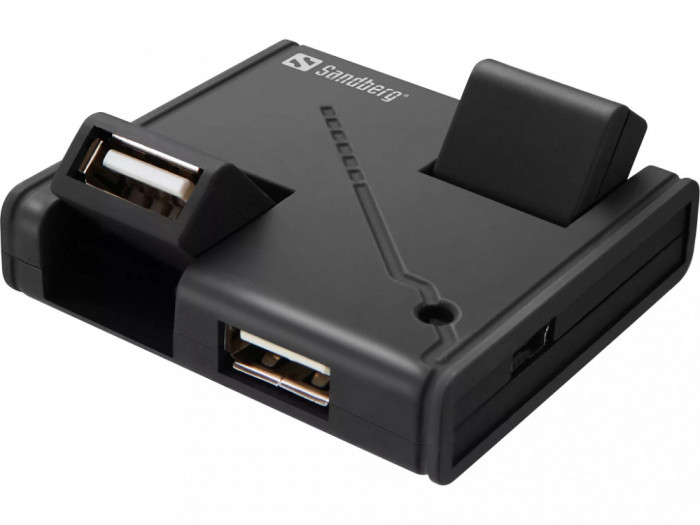 Hub USB 2.0 Sandberg 133-67 4 porturi negru