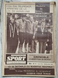 Revista SPORT nr. 4 (219) - Februarie 1968 - Progresul Bucuresti, Nicolae Dobrin