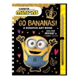 Minions: Go Bananas! A Scratch Art Book