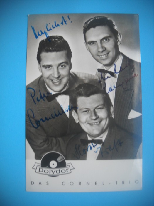 HOPCT 446 J TRIO CORNEL AUTOGRAFACTORI SI ARISTI CELEBRIANII 50