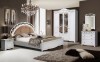 Dormitor Complet Clasic Crem MP Jasmin: Pat 169x209, Sifonier 181cm, MDF, PAL Melaminat