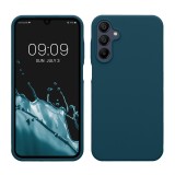 Husa Kwmobile pentru Samsung Galaxy A15 5G, Verde, Silicon, KWM000021MF002C, Carcasa