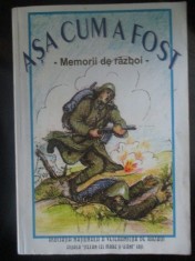 Asa cum a fost Memorii de razboi Asociatia nationala a veteranilor de razboi