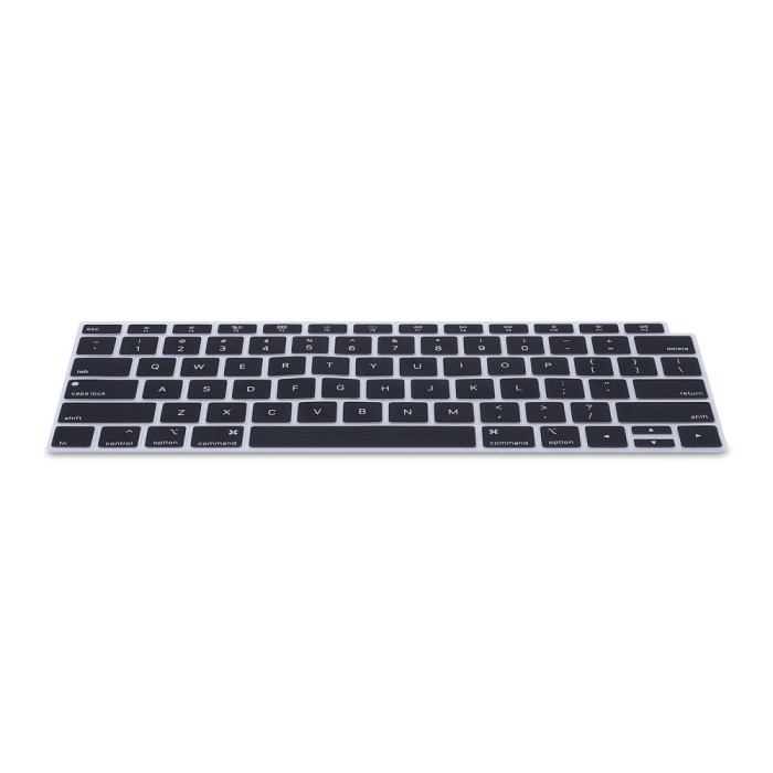 Husa pentru tastatura Apple MacBook Air 13.3&quot; (2018-2020), Kwmobile, Negru, Silicon, 53982.01