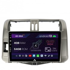 Navigatie Toyota Land Cruiser Prado J150 (2009-2013), Android 13, A-Octacore 4GB RAM + 64GB ROM, 9 Inch - AD-BGA9004+AD-BGRKIT070