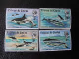 Tristan da Cunha-Fauna marina-serie completa-nestampilate, Nestampilat