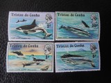 Tristan da Cunha-Fauna marina-serie completa-nestampilate
