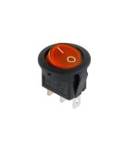Intrerupator 3 pini ON-OFF rosu 3A 230V cu retinere, Oem