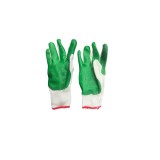 Manusi de lucru din bumbac cauciuc verde-alb marimea 10 stea / luna Automotive TrustedCars