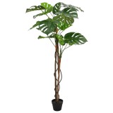 vidaXL Planta artificială Monstera Verde 94 x 18 x 170 cm 42042072