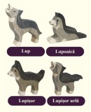 Cumpara ieftin Set 4 figurine - Familie de lupi | Didy Toys