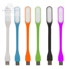 Lampa de citit COB-LED, USB, flexibil, acoperire siliconica foto