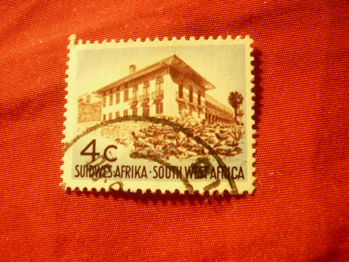 Timbru Sud-Vest Africa 1971 - Cladire , val. 4C stampilat
