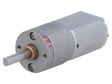 Motor DC cu Transmisie 12V 1.6A Ax Crestătură D 125:1 Metal 20x44 mm