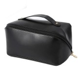 Geanta pentru cosmetice Demiawaking, piele PU, negru, 23 x 11 x 11 cm