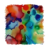 Sticker decorativ Abstract, Multicolor, 55 cm, 11212ST