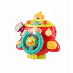 Jucarie educativa multifunctionala pentru copii - Volan Interactiv cu Sunete si Lumini