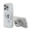 Husa pentru iPhone 14 Pro - Karl Lagerfeld Hardcase Ring Stand MagSafe (KLHMP14LHMRSKCH) - White Karl&amp;Choupette