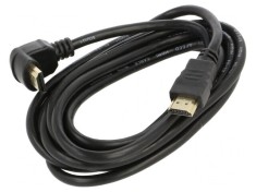 Cablu HDMI 2.0 3m Negru 90&deg;