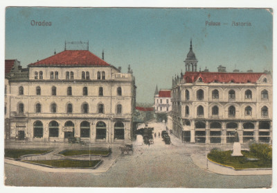 Oradea palatul Astoria, Oradea Palace Astoria 1926 CP foto