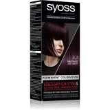 Syoss Permanent Color Culoare permanenta pentru par culoare 3_3 Dark Violet 1 buc