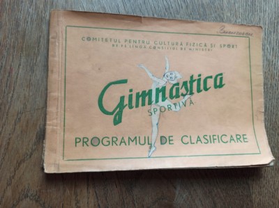 GIMNASTICA SPORTIVA , PROGRAMUL DE CLASIFICARE SI CODUL DE PUNCTAJ , 1957-1959 foto