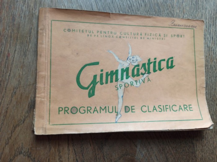 GIMNASTICA SPORTIVA , PROGRAMUL DE CLASIFICARE SI CODUL DE PUNCTAJ , 1957-1959