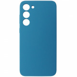 Husa tip capac spate silicon TPU Matte albastra pentru Samsung Galaxy S23+ 5G