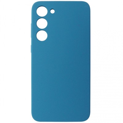 Husa tip capac spate silicon TPU Matte albastra pentru Samsung Galaxy S23+ 5G foto
