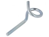 C&acirc;rlig inelar oțel zinc 140mm cu filet 70mm